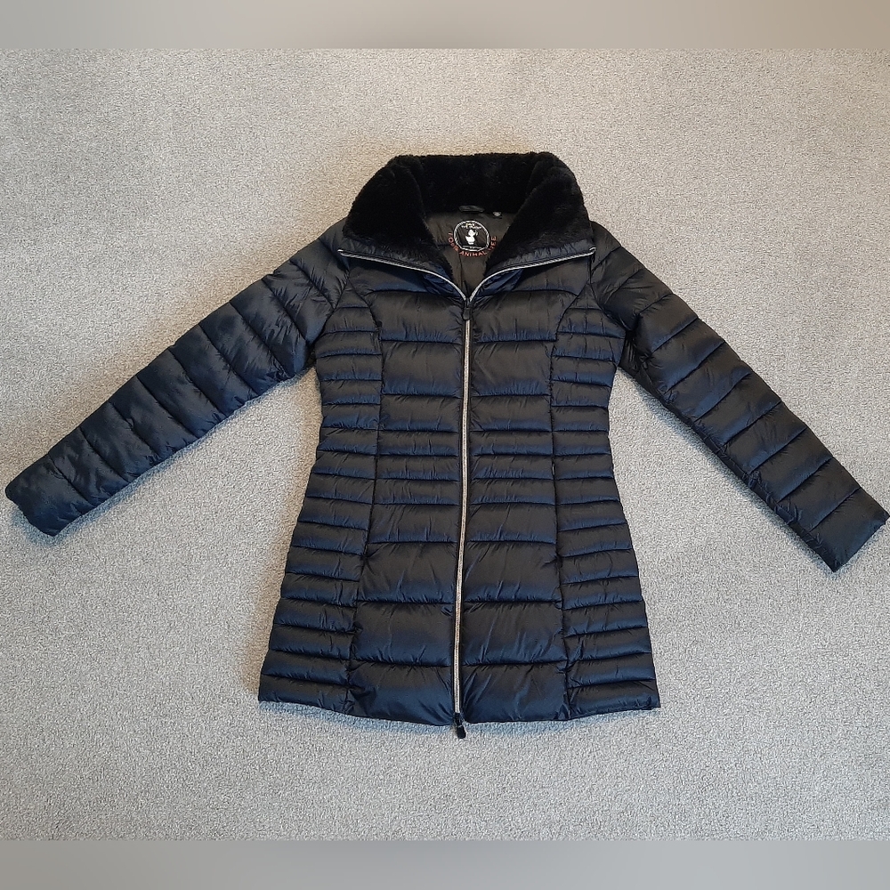 Save the Duck jacket faux fur collar